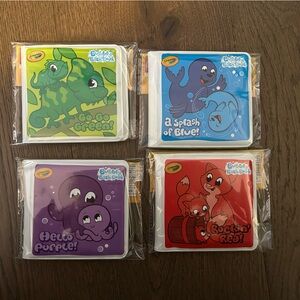 Case of 40 Crayola Bubble Bath Books - Green, Blue, Purple, Red